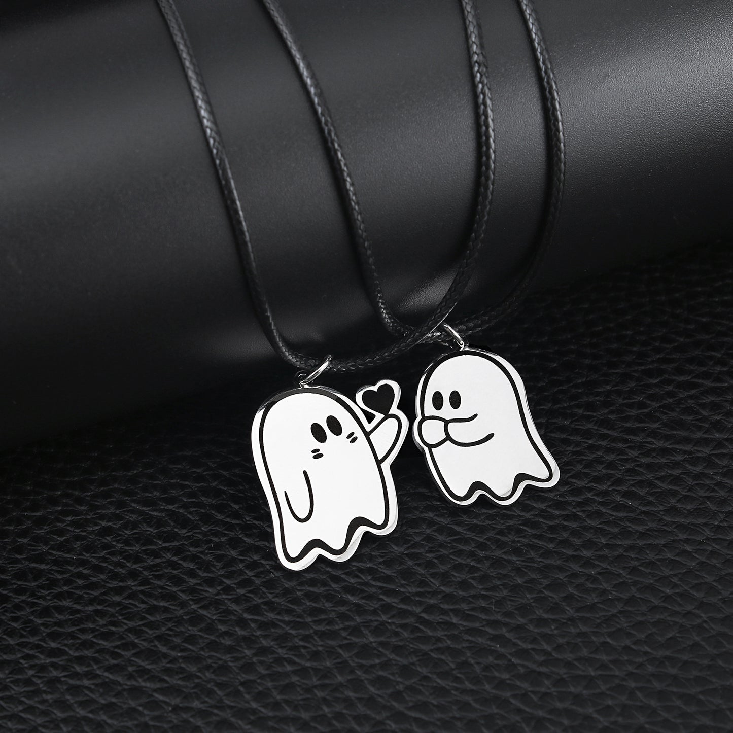 Halloween Couple's Love Ghost Necklace