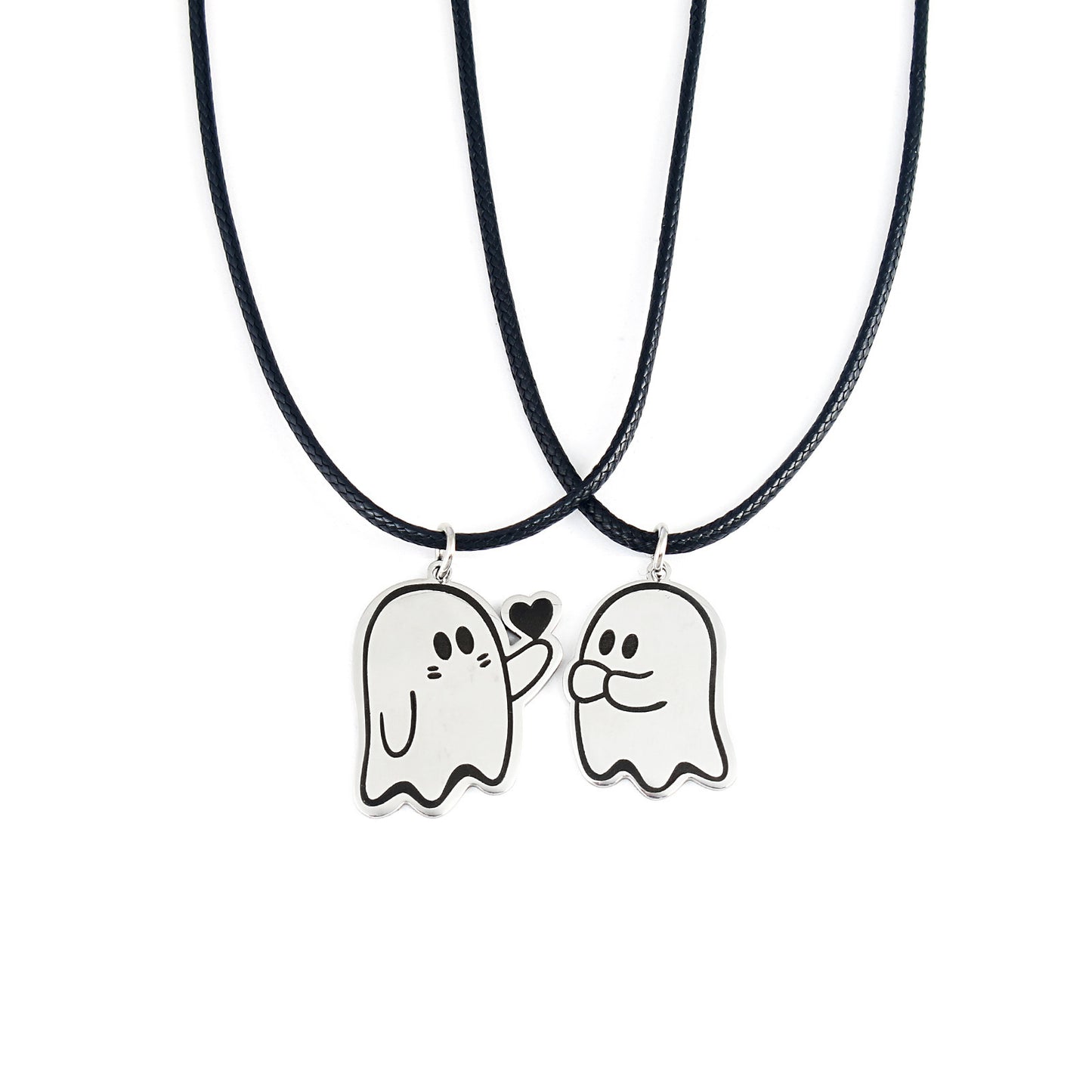 Halloween Couple's Love Ghost Necklace